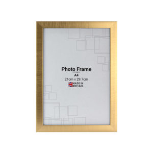 Contemporary Plain Gold Frame